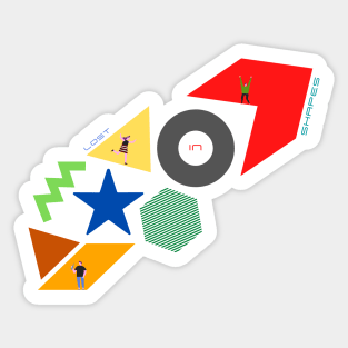 Lost in Shapes Sticker